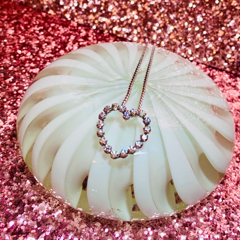 VINTAGE 1950’s KREMENTZ HEART NECKLACE